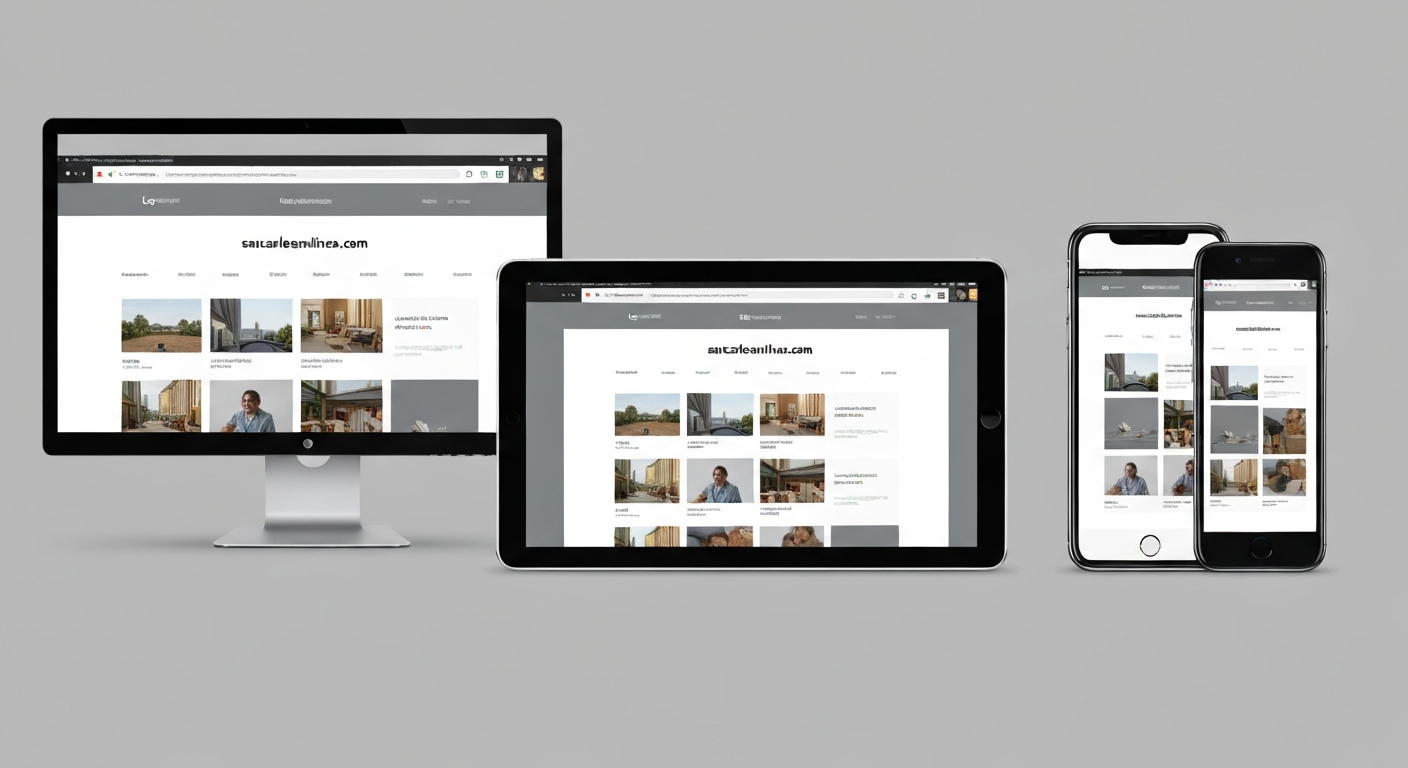 Ilustración de acceso móvil y desktop