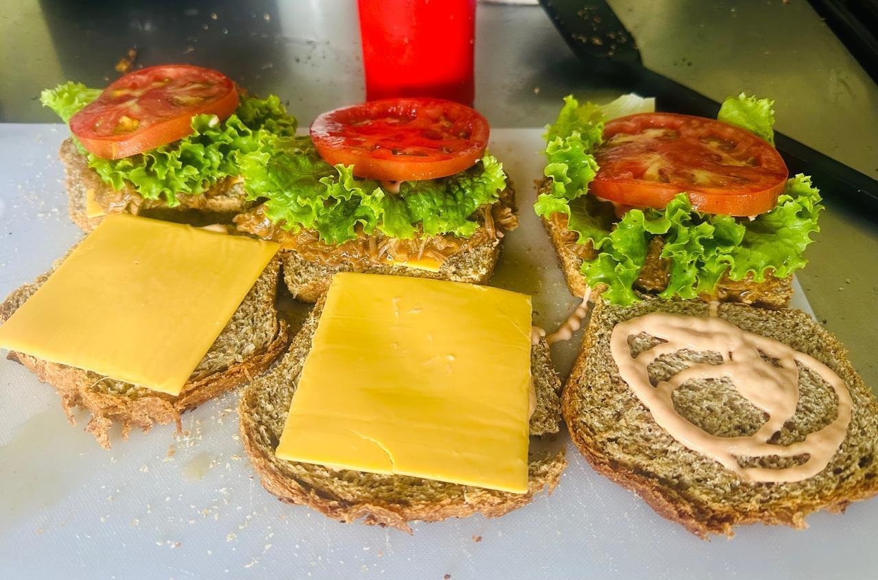Hamburguesas abiertas